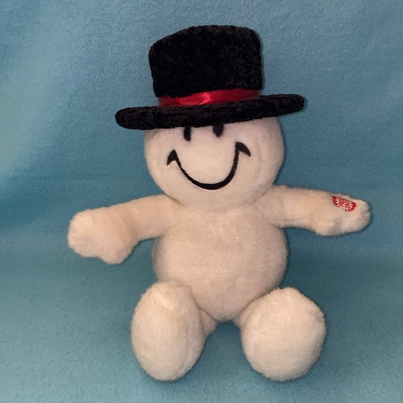 SNOWMAN dancing singing giggling smiley vintage battery operated “Jingle Bells“ - Picture 1 of 11